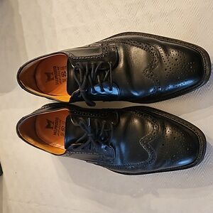 Mephisto Black Leather Men's Shoes